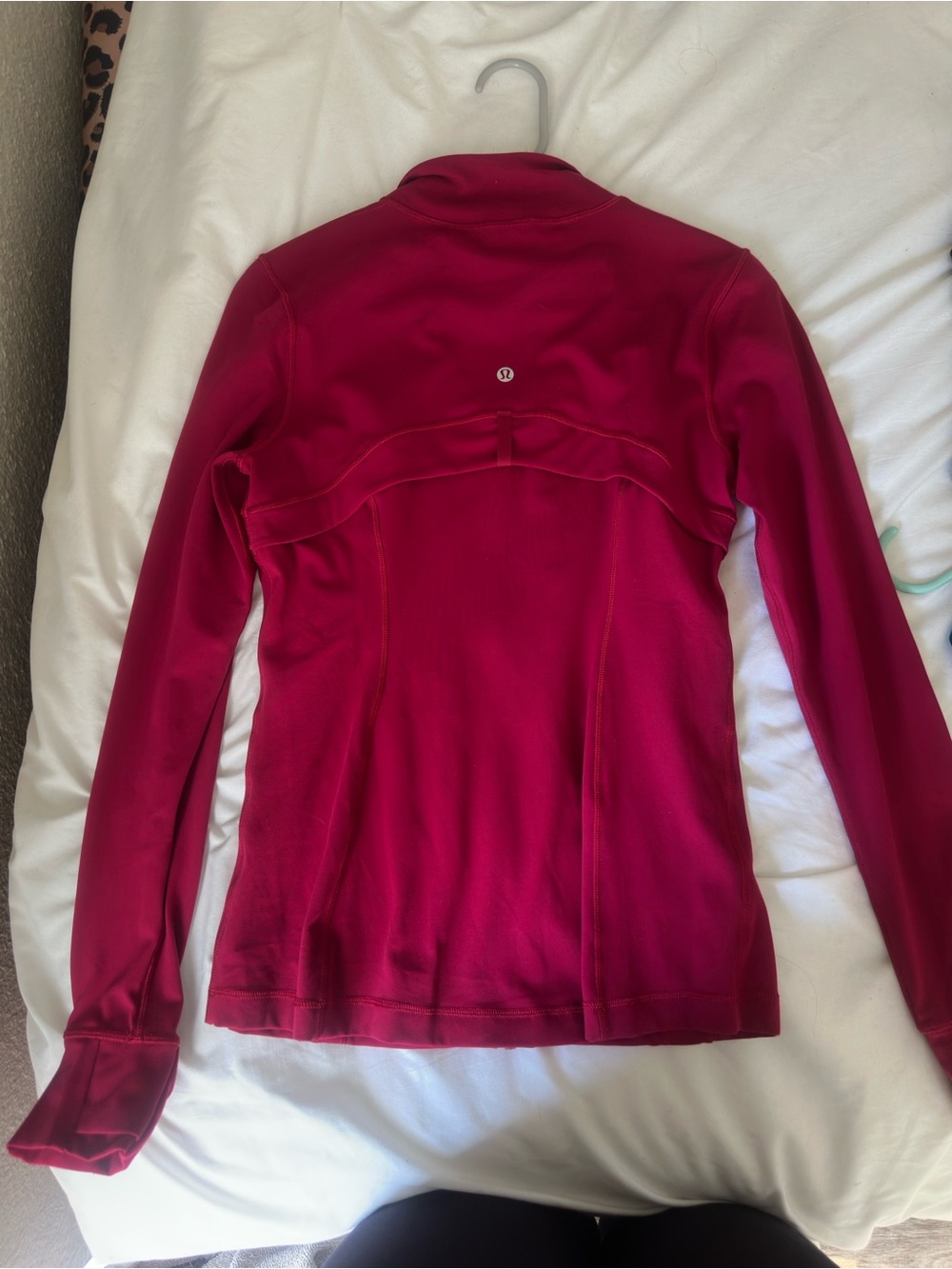 lululemon athletica Women's Long Sleeve Performance Jacket in Berry Red